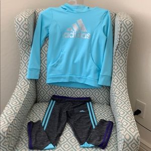Adidas hoodie and pants set
